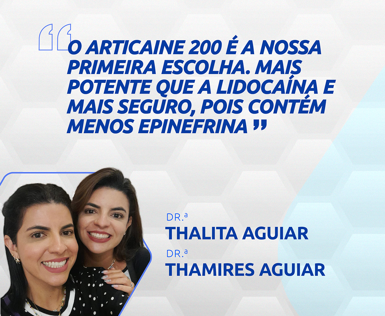 DEPOIMENTO DR.ª THALITA AGUIAR E DR.ª THAMIRES AGUIAR